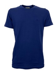 Men’s Light Blue Honeycomb Half Sleeve T-shirt FERRANTE 41U31101 MADE IN ITALY
