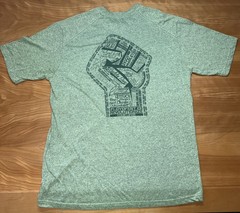 Floydfest 13 Music Festival T-Shirt Music Fest Size Large Green 100% Recycled