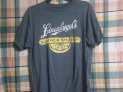 Pre-owned Mens Distressed Look Leinenkugel’s Summer Shandy Tshirt-Sz M-Brewery