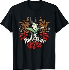 Disney Villains Holiday Christmas Maleficent Bad All Year T-Shirt Size S – 5XL
