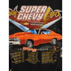 Super Chevy Show 2012 Size Small / Medium Gildan Tag 100% Cotton