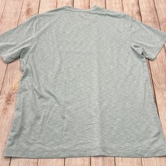 Johnston & Murphy Mens V-Neck T-Shirt Large Sage Green Marled Modal Blend