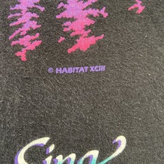 Vintage Habitat Shirt Mens L Wolf Jesus God Wrap Around Christian 90s Black