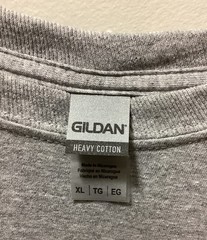 Gildan Adult Long Sleeve T Shirt Gray Size XL