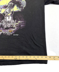Vintage Fashion Victim 1994 “LOVE NEVER DIES” Black T- Shirt 2X Cotton USA READ