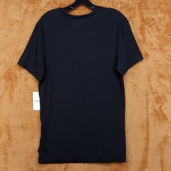 CALVIN KLEIN Shirt Mens Medium Black Pullover Crew Comfort Tee Ultra Soft Modern