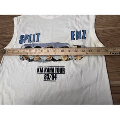 Vintage Band T Shirt Split Enz 1983 84 Kia Kaha Tour Size Small Sleeveless