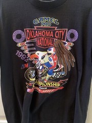 Vintage 1992 CAMEL PRO Oklahoma City National Championship Moto-X Shirt-XL