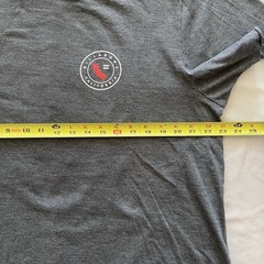 Billabong Gray Red Cotton Blend California Logo Surf T Shirt, Men’s Size XL