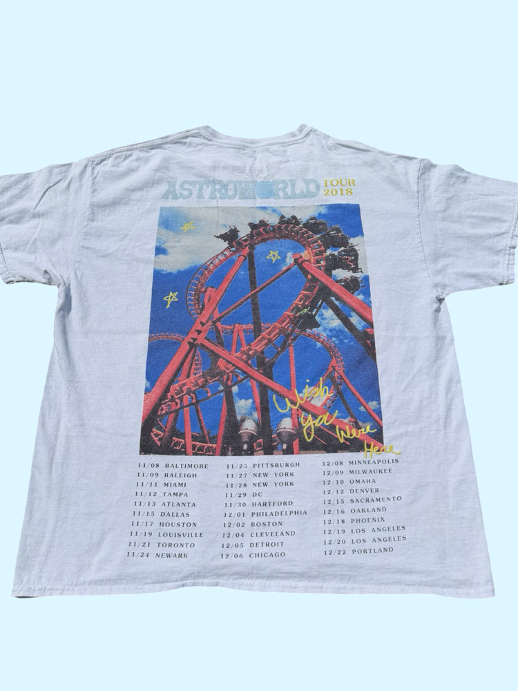 Travis Scott Astroworld Tour Shirt Size XL