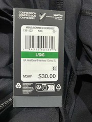 Under Armour Men’s HeatGear Compression Sleeveless Shirt Black Multi Size – NWT