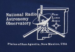 NATIONAL RADIO ASTRONOMY OBSERVATORY-VERY LARGE ARRAY- VINTAGE T shirt XL RARE