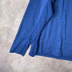 BCG Mens Shirt Top Size 2XL Blue Athletic Long Sleeves Crew Neck Pullover