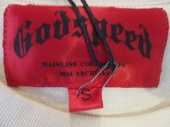 Godspeed Out of Many One Cream Tee Shirt Size Small NWT