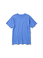 UNIQLO AIRism cotton crew neck Mens t-shirt size medium, color 64 blue, Last one