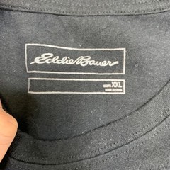 Eddie Bauer T Shirt Men 2XL Black Cotton Dark Wash Streetwear Comfort Travel Tee