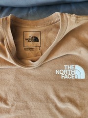 The North Face Men’s S Brown Short Sleeve Crew Neck Graphic Logo T-Shirt