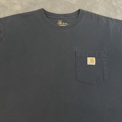 Men’s Carhartt Pocket T-Shirt Size XL Tall Navy Blue Original Fit Workwear Dad