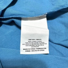 CONVERSE Men’s T-Shirt Standard Fit Blue Graphic Tee Short Sleeves MEDIUM NWT