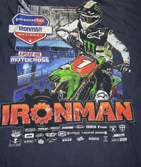 Motorcross T-Shirt Mens XL National Indiana Ironman Racing Motorcycle Champion