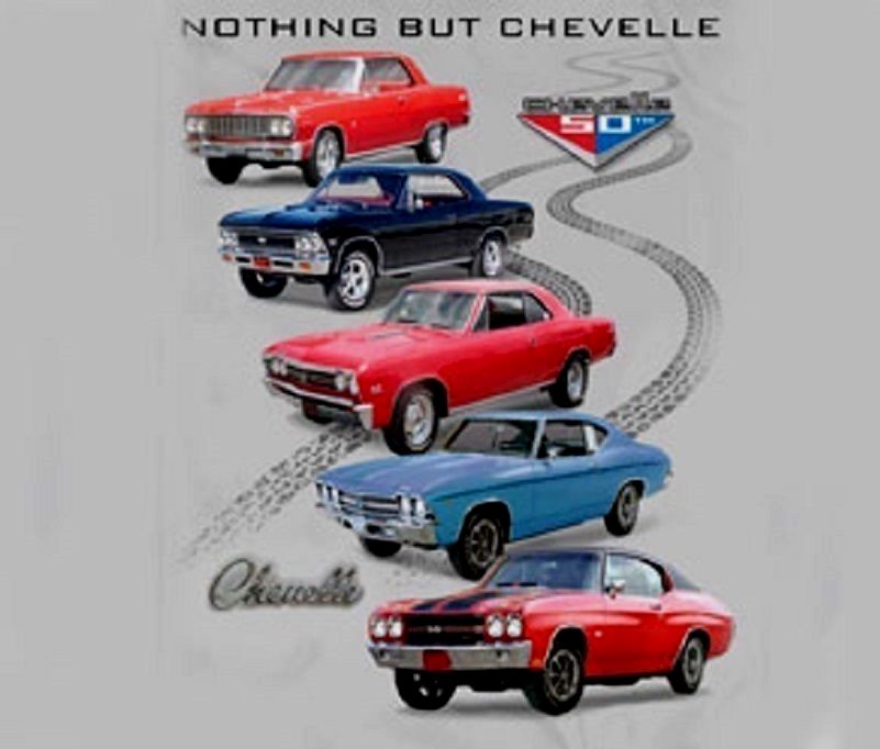 CHEVELLE T-SHIRT NOTHING BUT CHEVELLE 50T MULTI-GENERATIONS S-XL24.99+2X3X NEW