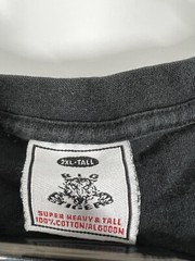 3D Big Tiger Skull Hustler Hundred Dollar Bills Crosses Mens Black Size 2XL TALL