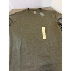 St Johns Bay Mens 4XL Short Sleeve T-Shirt Charcoal Gray Quick Dry Easy Care NWT