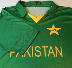 ICC Cricket World Champion Jersey Pakistan Shirt Men’s Size Large Green