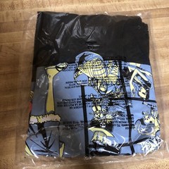 Ripple Junction Adult Unisex One Piece Group Grid Crew T-shirt Size XL Black New