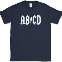 A B C D T-Shirt Funny Alphabet Humor Joke Gift Novelty Tee