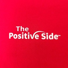 The Positive Side T Shirt Mens Size Medium Red Help Others