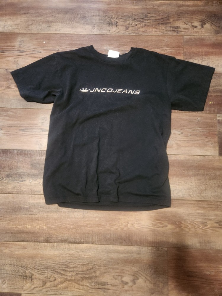 Vintage Jnco T Shirt Size Mens Large 90s Black Very Used Decent Condition