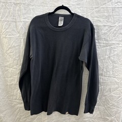 Carhartt K56 Black Waffle Knit Thermal Shirt Men’s XL USA Made