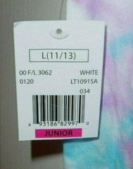 FRIENDS TIE DYE JUNIOR LARGE NEW T-SHIRT WITH TAG FRIENDS TV SHOW