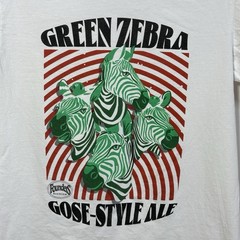 Green Zebra Gose-Style Ale Founders Brewing Co. Small Brewery T-Shirt Beer Tee S