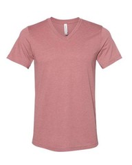 BELLA + CANVAS Unisex Heather CVC V-Neck Tee – 3005CVC