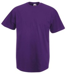 Fruit of the Loom Plain Blank Mens Mans Cotton Tee Shirt Tshirt Value T-Shirt