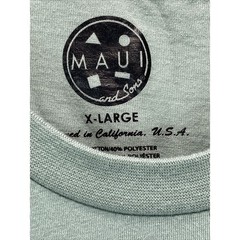Maui & Sons Surf Logo Shirt Men’s Extra Large 48 Chest Olive Green Graphic Tee