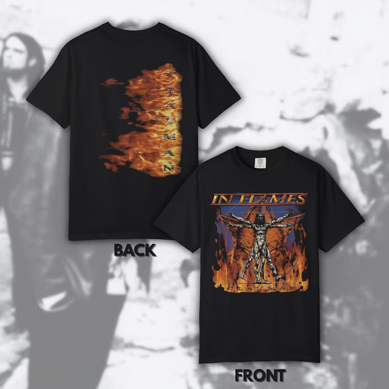 In Flames Clayman Melodic Death Metal Shirt 5XL