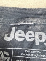 Jedco Jeep PFF Road Gray T-Shirt Size M