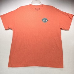 Costa Del Mar Mens XL Orange Heather Fishing Graphic T-Shirt See Whats Out There