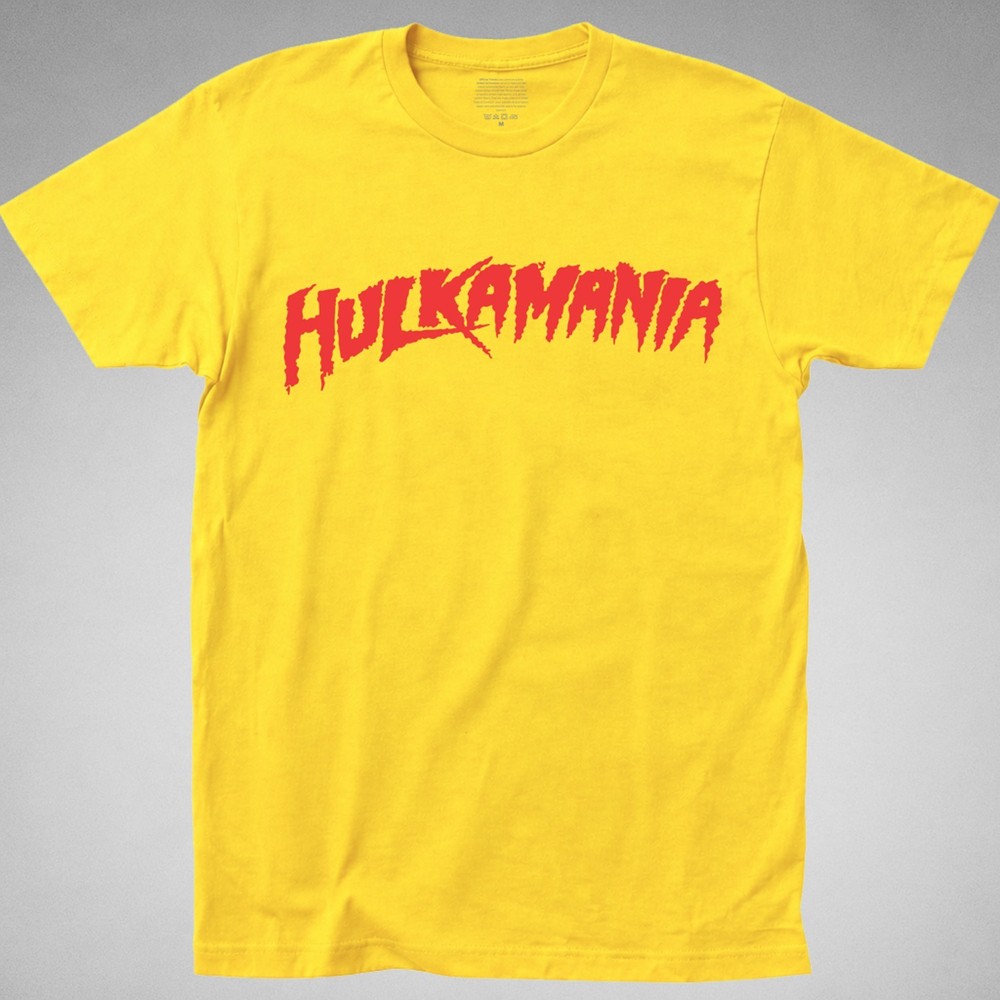HULKAMANIA T-SHIRT hulk hogan 80’s retro wwf wrestlemania tee Wrestling nwo