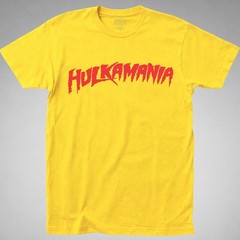 HULKAMANIA T-SHIRT hulk hogan 80’s retro wwf wrestlemania tee Wrestling nwo
