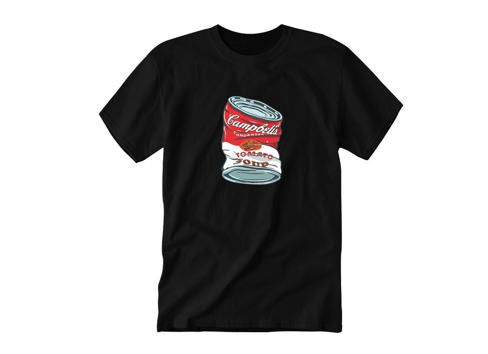Campbell’s Soup Cans Warhol Art Illustration | Youth & Adult Unisex Tee Tshirt