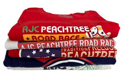 Peachtree Road Race T-Shirt Bundle Set of 5 2014, 2018, 2019 (2 Versions) & 2020