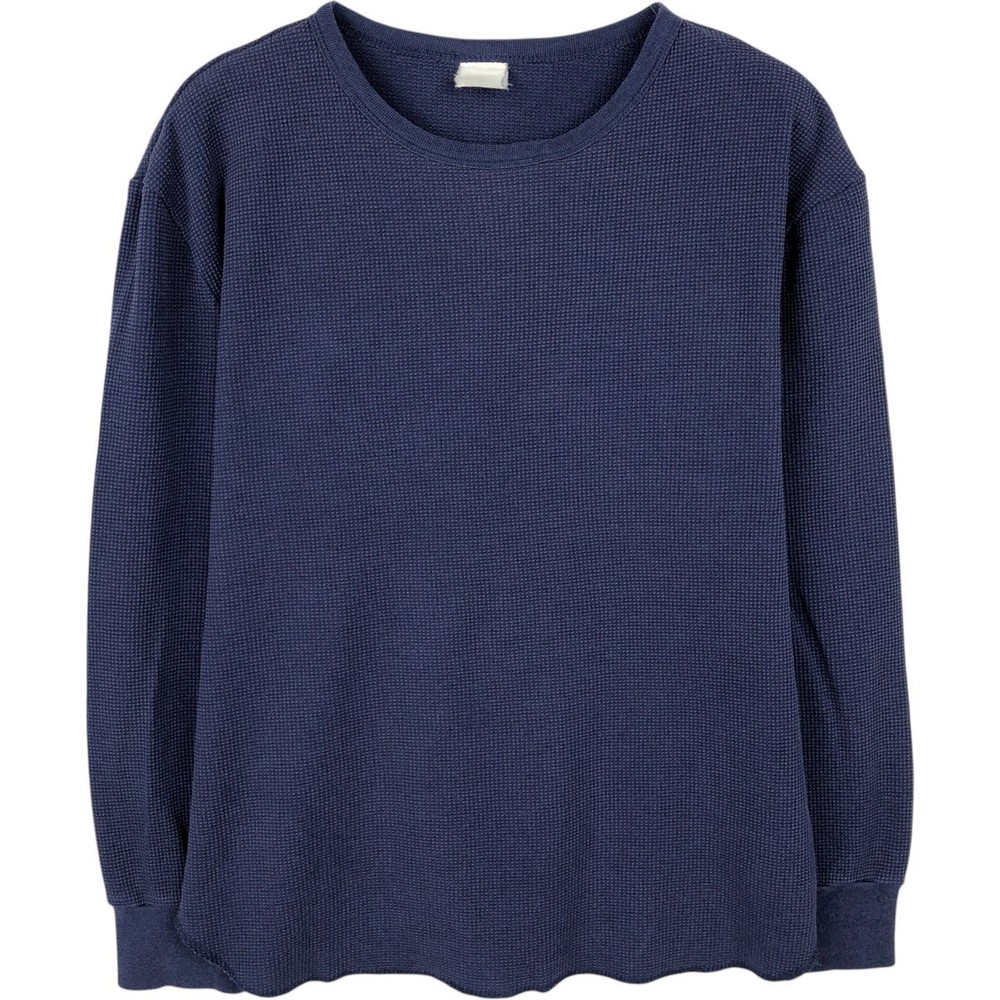 Used Thermal Long-Sleeve T-Shirt Waffle Pattern Men’s Size M (equivalent)