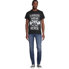 Johnny Cash Rock T-Shirt Size Medium, The Man in Black Shirt, Walmart T-Shirt