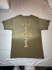 Travis Scott Highest in the Room Cactus Jack Olive Green T-Shirt Men’s Size (L)