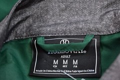 Holloway Mens Green Gray Short Sleeve 1/4 Zip Performance Pullover Shirt M