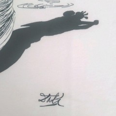 Salvador Dali “Two Dancers” Sz. XLG Art Gallery Canvas-Bella T-Shirt